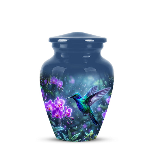 Celestial Hummingbird Cremation Urn - Beautiful Memorial Urns For Ashes