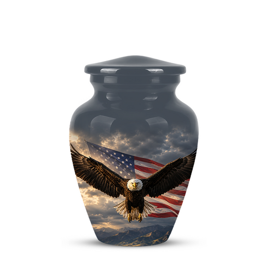 American Eagle Memorial Urn - Patriotic Burial Urns For Human Ashes