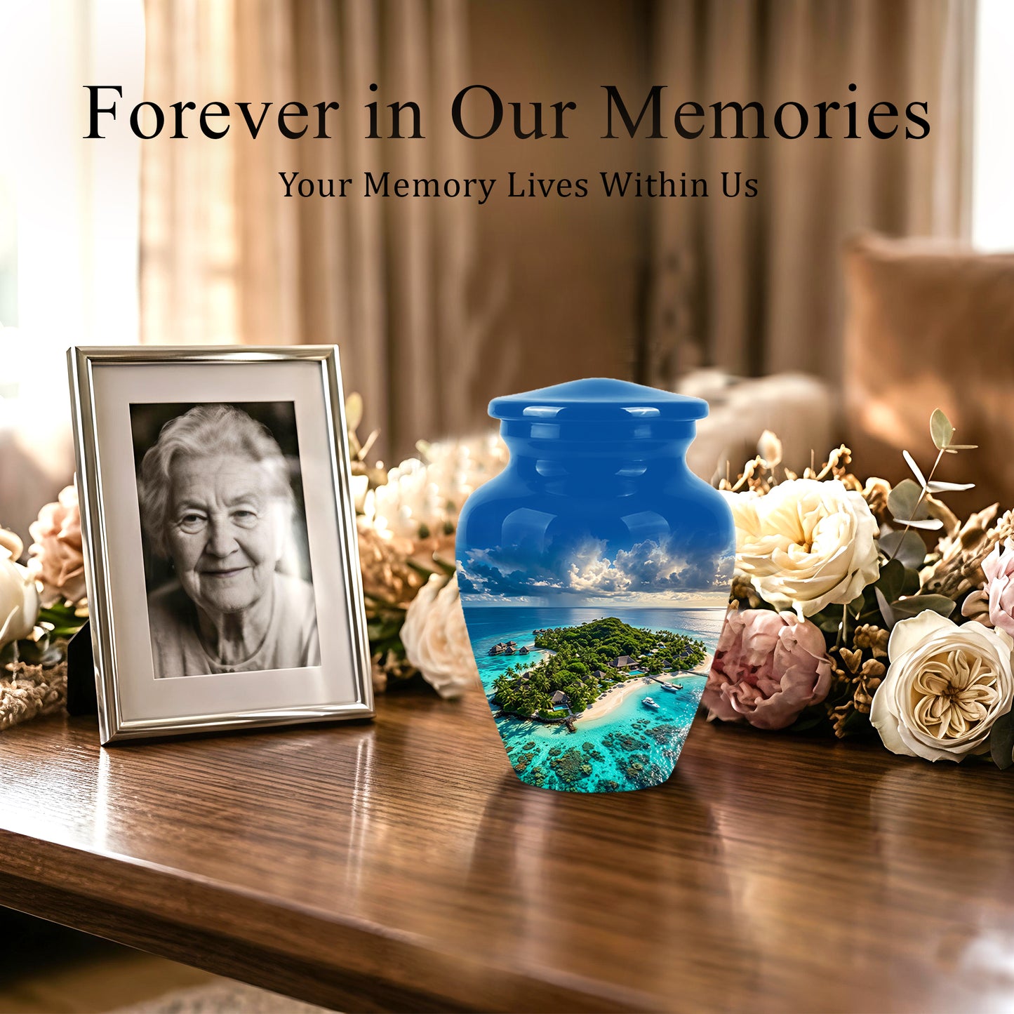 Beach Urns For Human Ashes - Custom Eternal Peaceful Tribute Urns