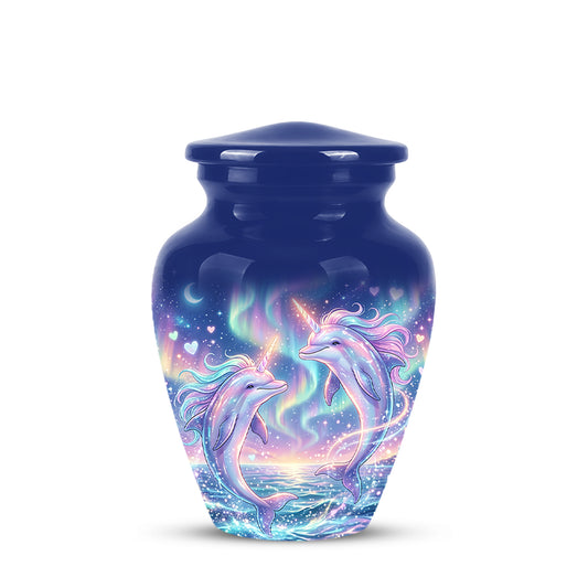 Baby Dolphin Cremation Urn - Personalized Artistic Urns For Human Ashes