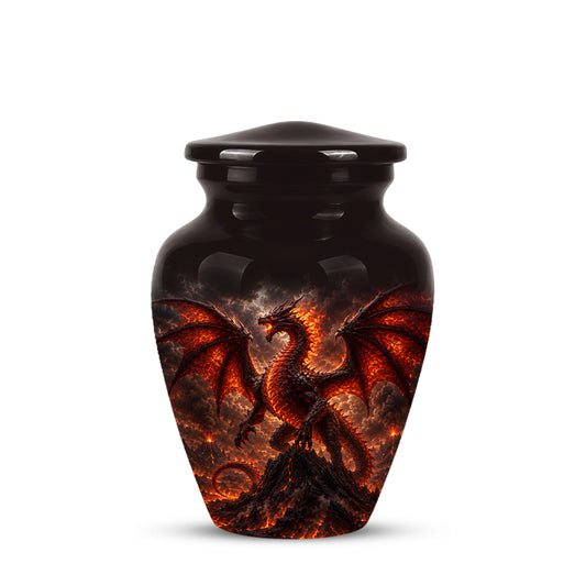 Dragon Fire Cremation Urn - Mythical Dragon Urn For Men & Women Ashes