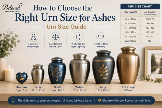 How to Choose the Right Urn Size for Ashes - Urn Size Guide