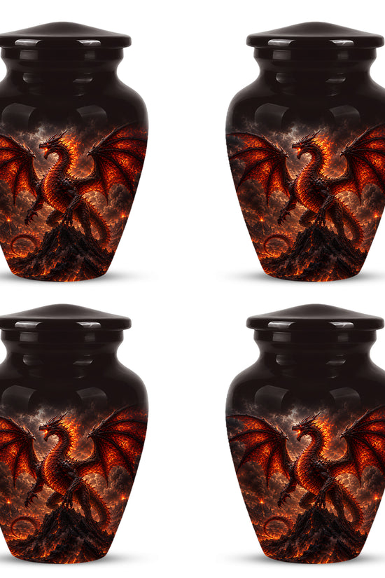 Dragon Fire Cremation Urn - Mythical Dragon Urn For Men & Women Ashes