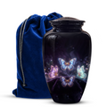 Flying Butterfly Urns For Mom Ashes - Handcrafted Black Cremation Urns
