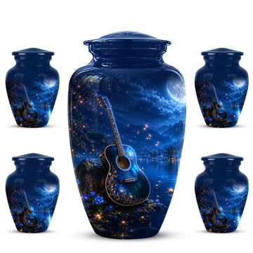 10 inch Large Urn with 4 Keepsake 3 inch