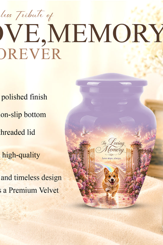 Pet Dog Memorial Urn – Personalized Dog Cremation Urn for Pets Ashes