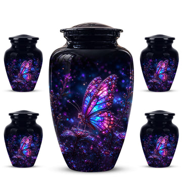 10 inch Large Urn with 4 Keepsake 3 inch