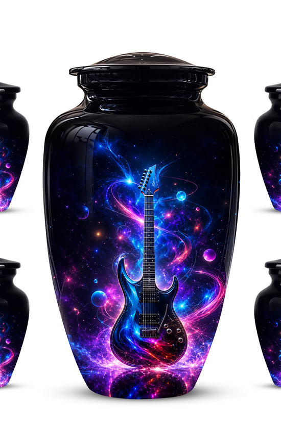 Electric Guitar Cremation Urn - Guitar Memorial Urns For Music Lovers