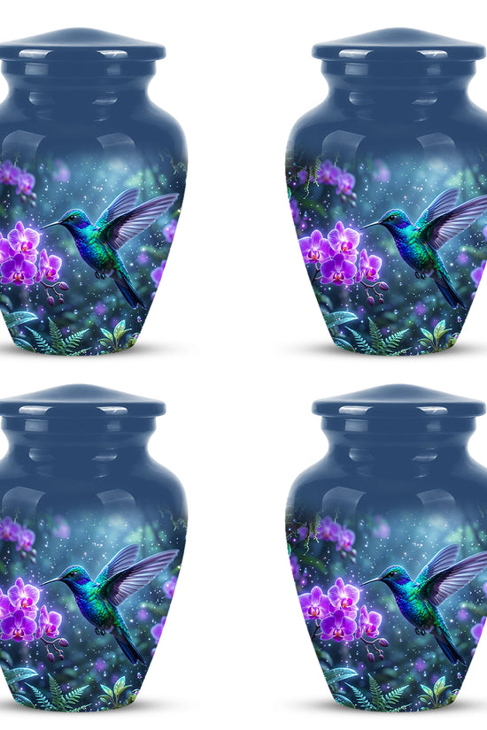 Celestial Hummingbird Cremation Urn - Beautiful Memorial Urns For Ashes