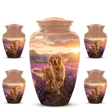 10 inch Large Urn with 4 Keepsake 3 inch