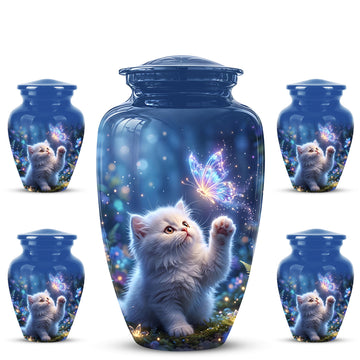 10 inch Large Urn with 4 Keepsake 3 inch