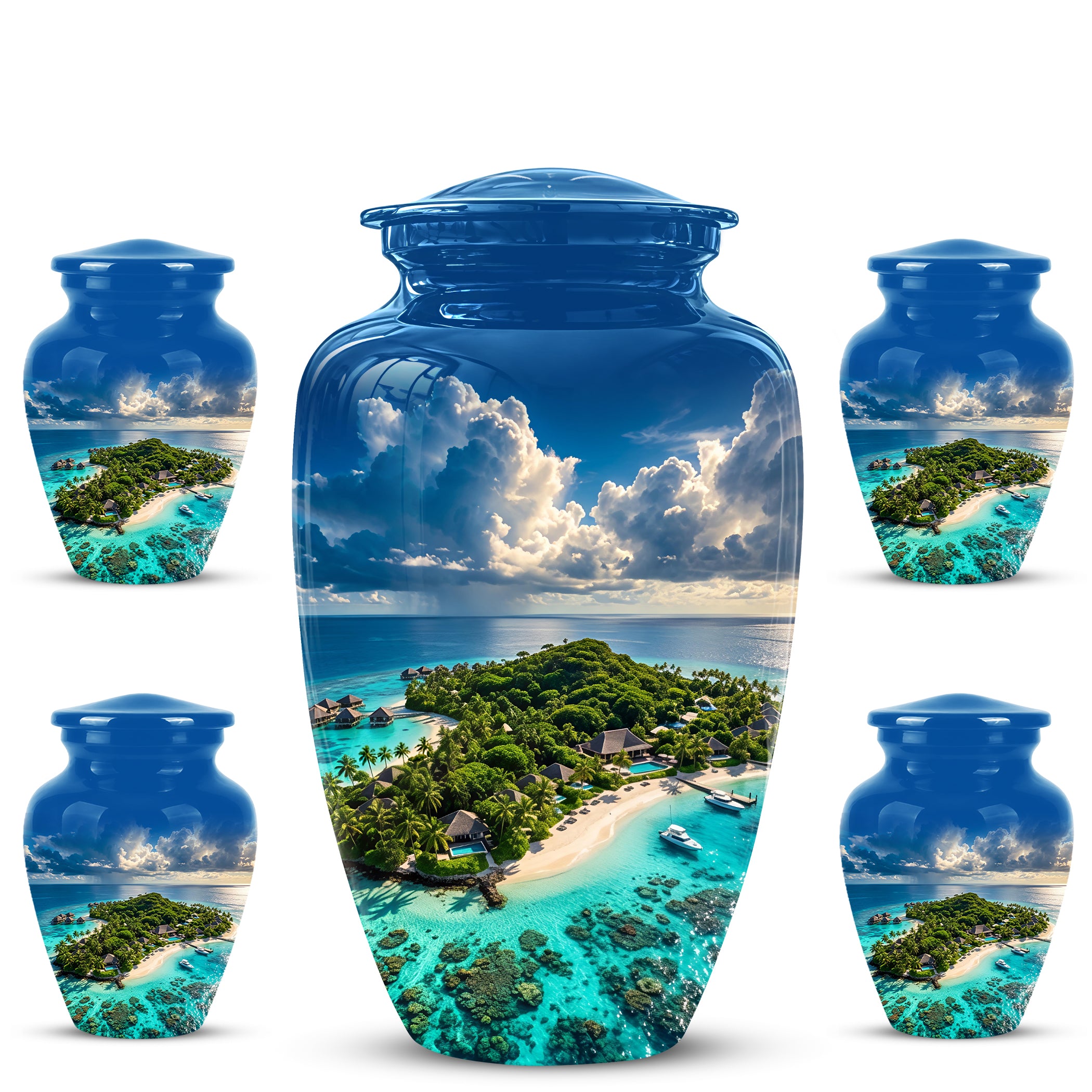 Beach Urns For Human Ashes - Custom Eternal Peaceful Tribute Urns