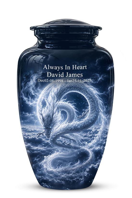 Dragon Cremation Urn - Unique Custom Memorial Urn For Human Ashes
