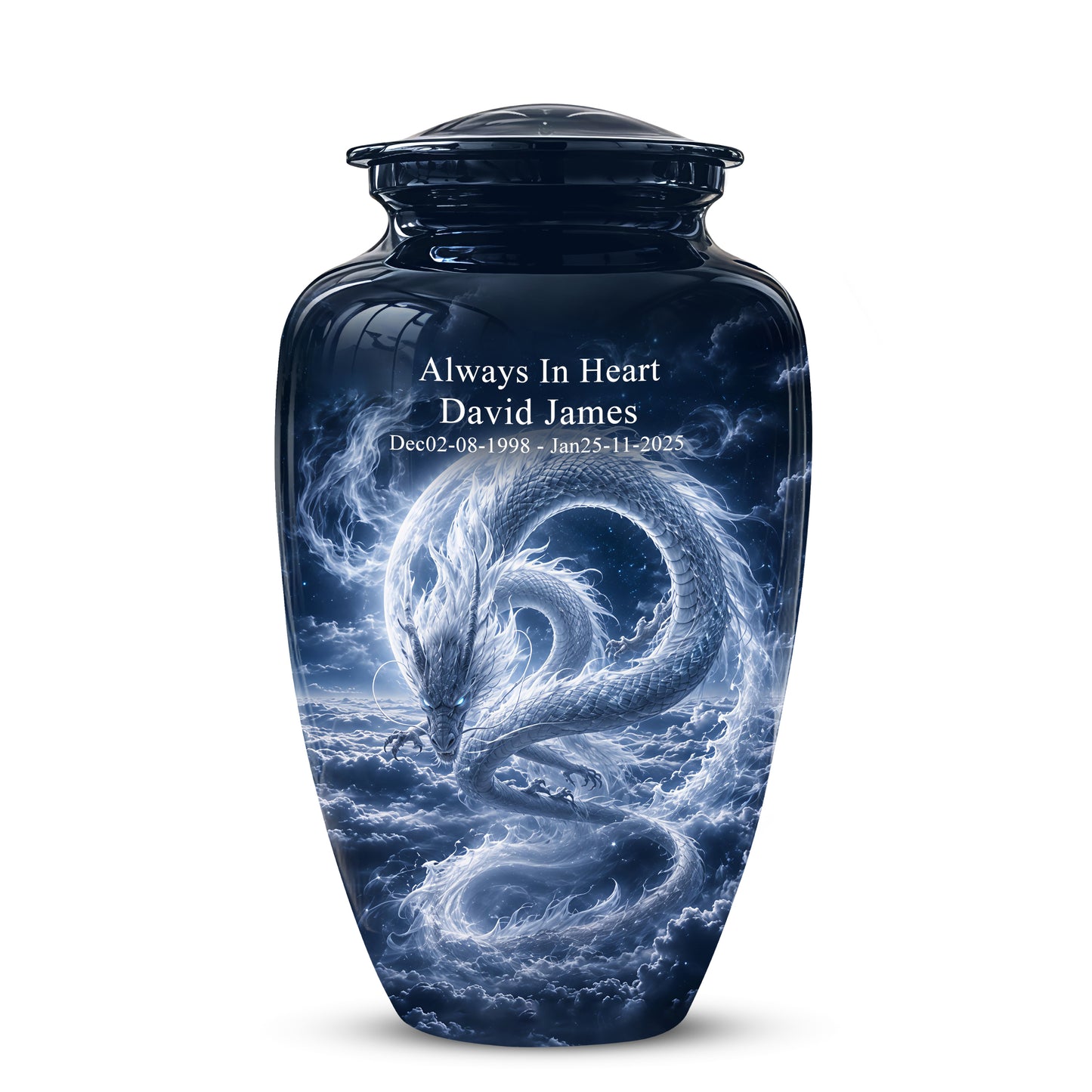 Dragon Cremation Urn - Unique Custom Memorial Urn For Human Ashes