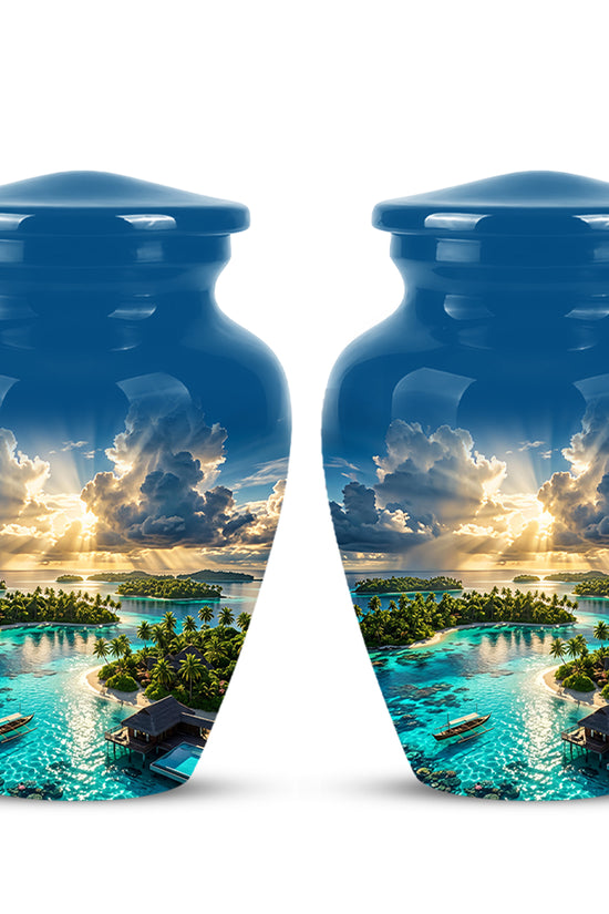Beach Cremation Urn - Personalized Adult Urns For Human Ashes