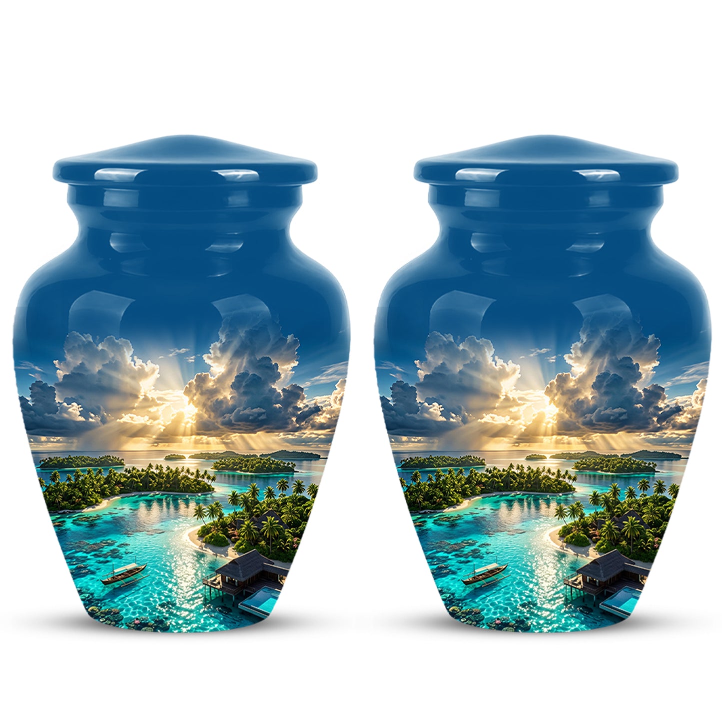Beach Cremation Urn - Personalized Adult Urns For Human Ashes
