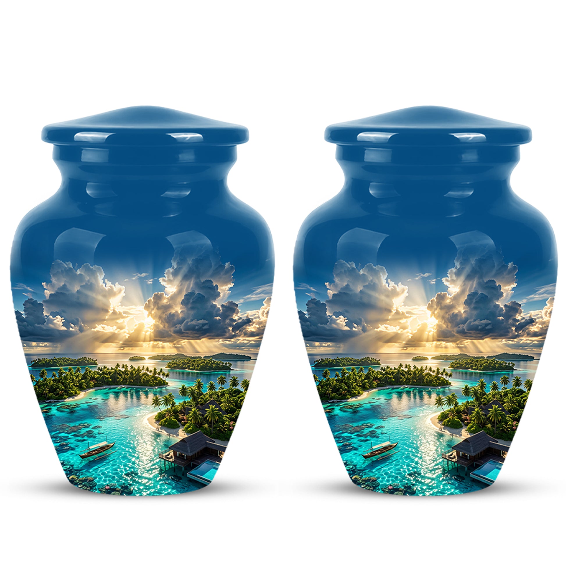Beach Cremation Urn - Personalized Adult Urns For Human Ashes