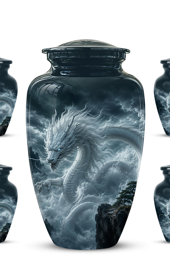 Dragon Cremation Urn = Custom Artistic Adult Memorial Urns For Ashes