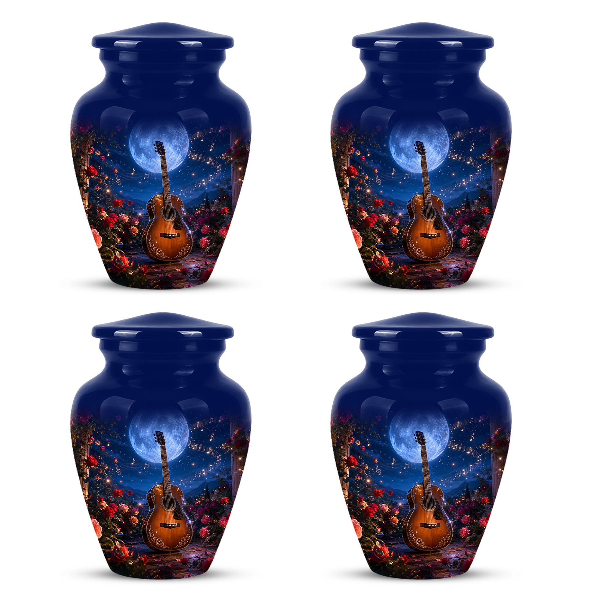 Guitar Memorial Urn - Personalized Cremation Urns For Men&Women Ashes