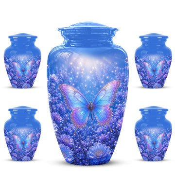 10 inch Large Urn with 4 Keepsake 3 inch