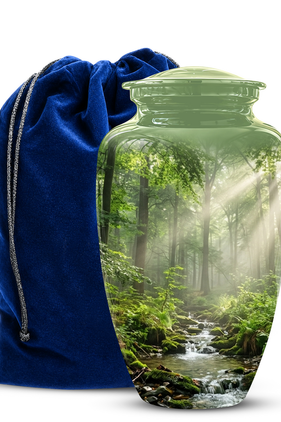 Forest Scenic Cremation Urn - Artistic Funeral Urns For Nature Lover's Ashes