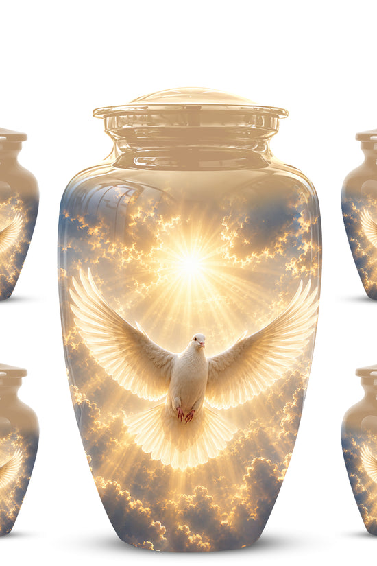 Flying Dove Cremation Urn - Custom Handcrafted Urn For Human Ashes