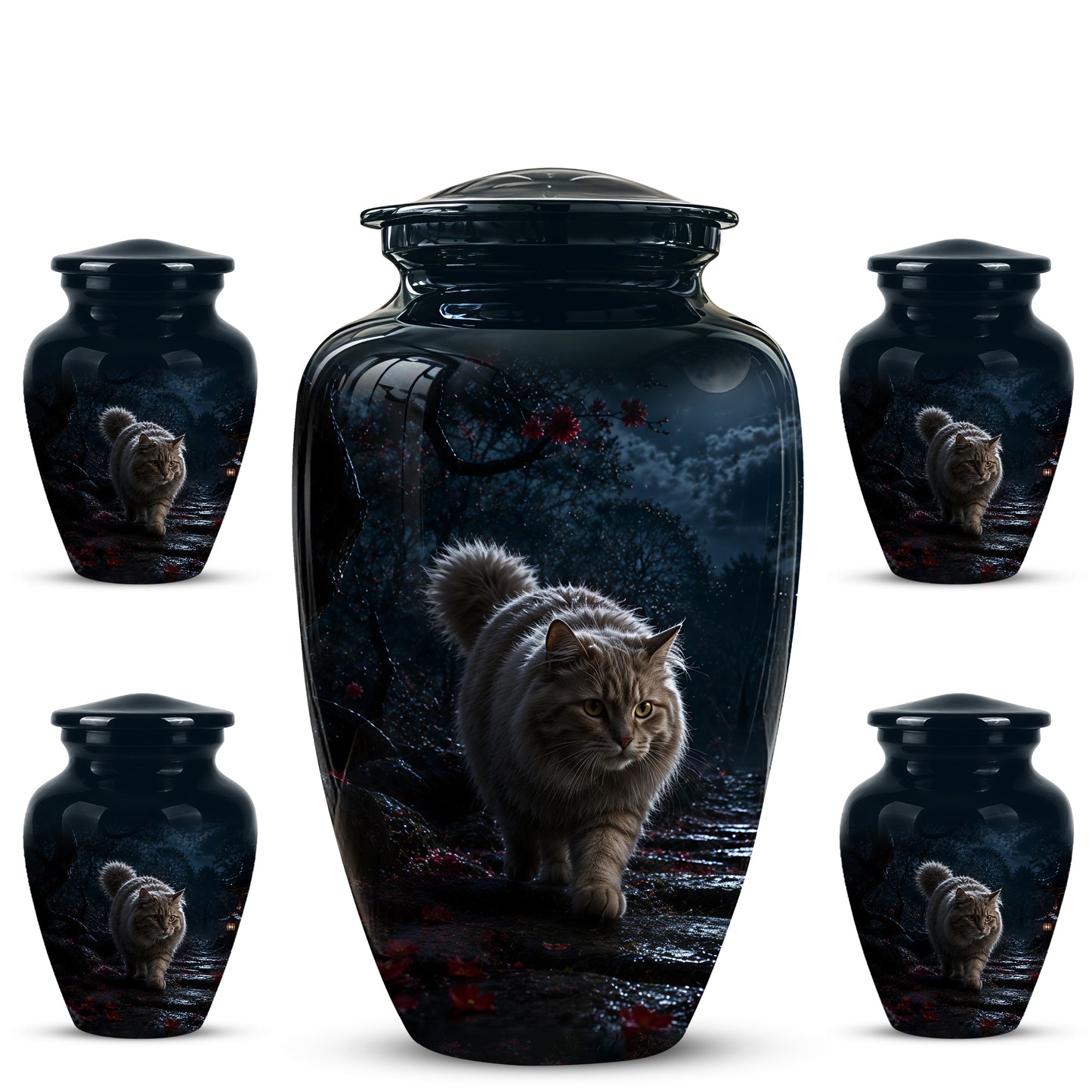 Custom Cat Cremation Urn - Handcrafted Pet Memorial Urns For Ashes