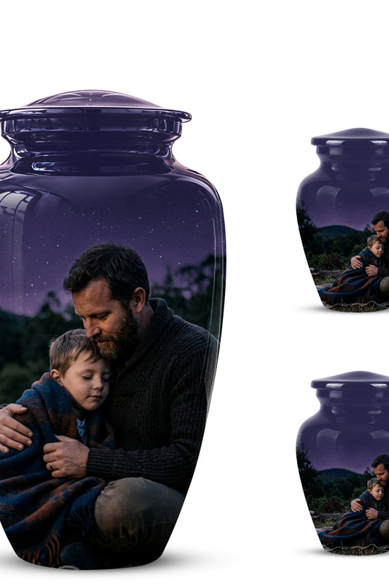 Father & Son Eternal's Love - Personalized Memorial Urns For Loved Ones Ashes