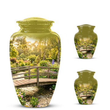 10 inch Large Urn with 2 Keepsake 3inch