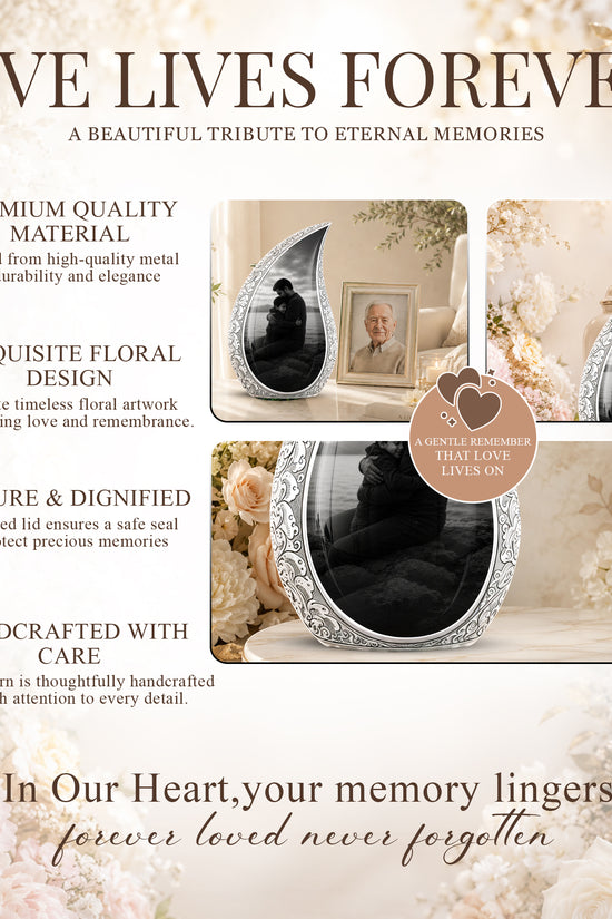 Personalized Father Cremation Urn - Memorial Tribute Urns For Fathers