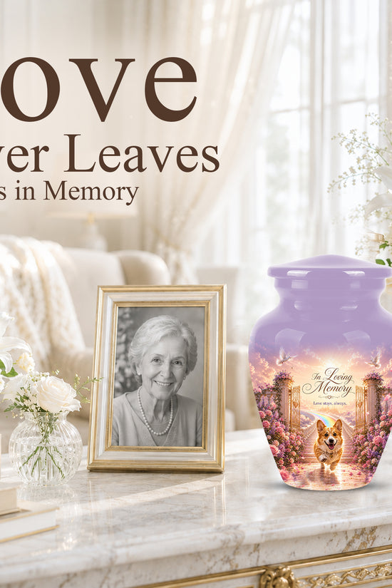 Pet Dog Memorial Urn – Personalized Dog Cremation Urn for Pets Ashes