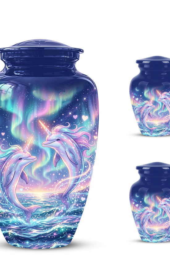 Baby Dolphin Cremation Urn - Personalized Artistic Urns For Human Ashes