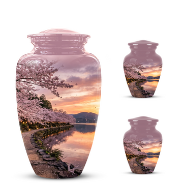 10 inch Large Urn with 2 Keepsake 3inch