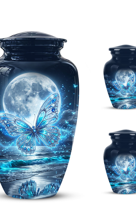 Beautiful Butterfly Burial Urn - Custom Memorial Urns For Women Ashes