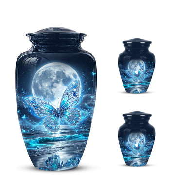 10 inch Large Urn with 2 Keepsake 3inch
