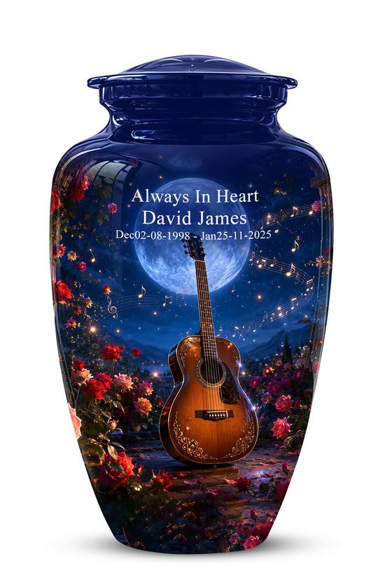Guitar Memorial Urn - Personalized Cremation Urns For Men&Women Ashes