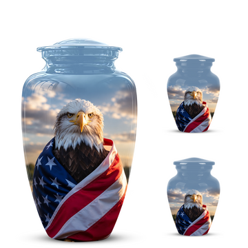 10 inch Large Urn with 2 Keepsake 3inch