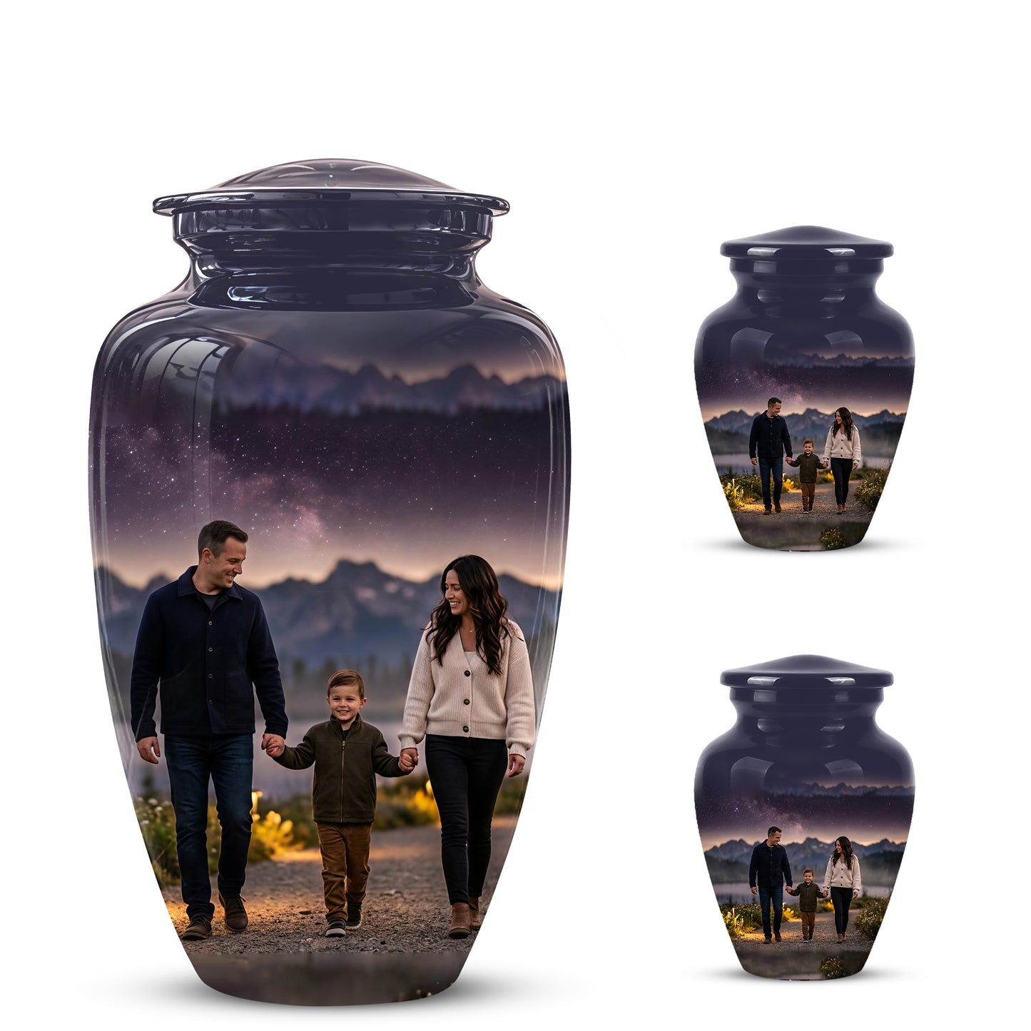 Father, Son & Mother Memorial Urn - Beautiful Tribute Urns For Loved Ones