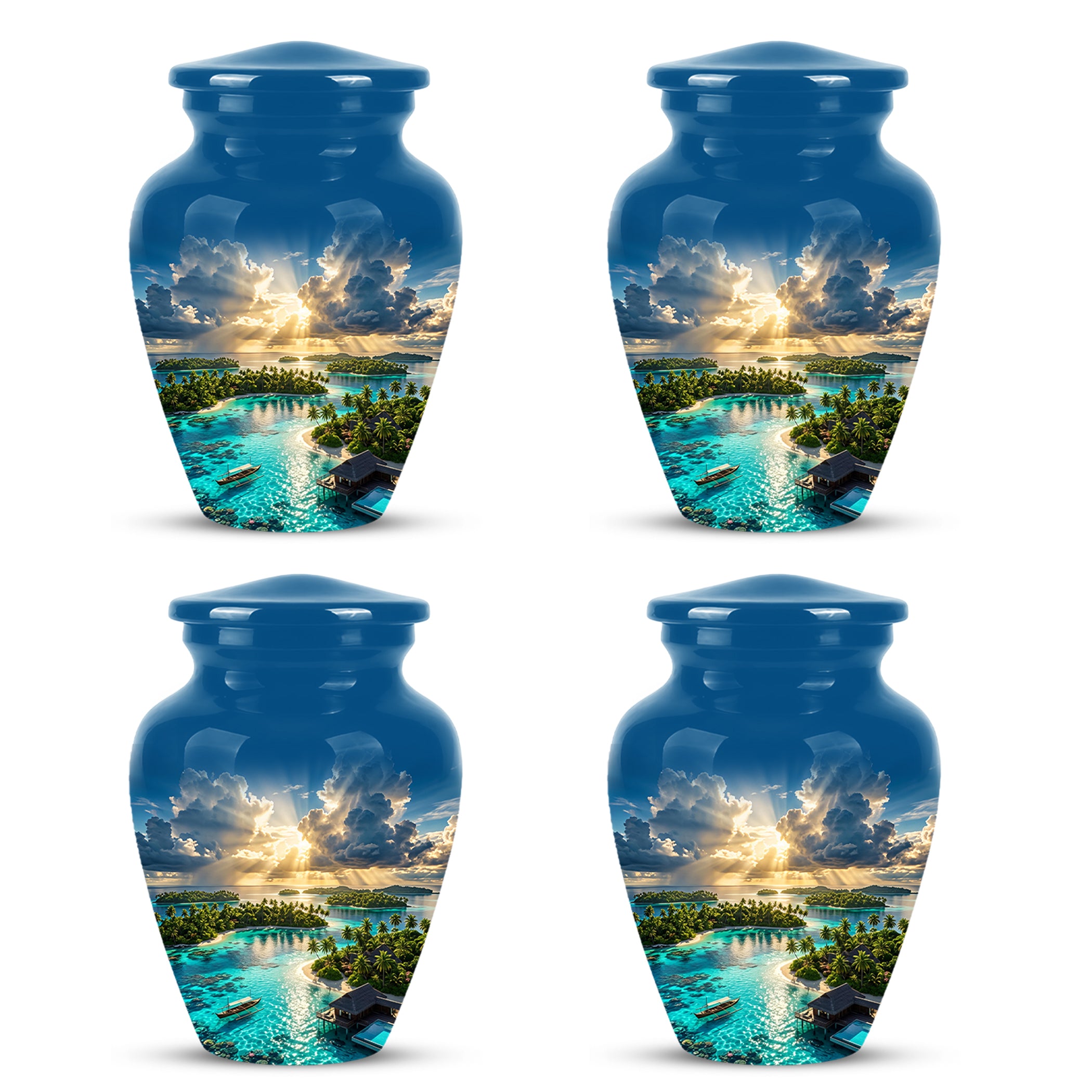 Beach Cremation Urn - Personalized Adult Urns For Human Ashes