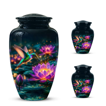 10 inch Large Urn with 2 Keepsake 3inch