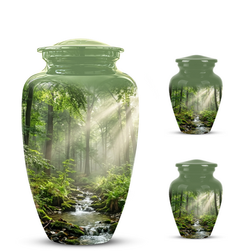10 inch Large Urn with 2 Keepsake 3inch