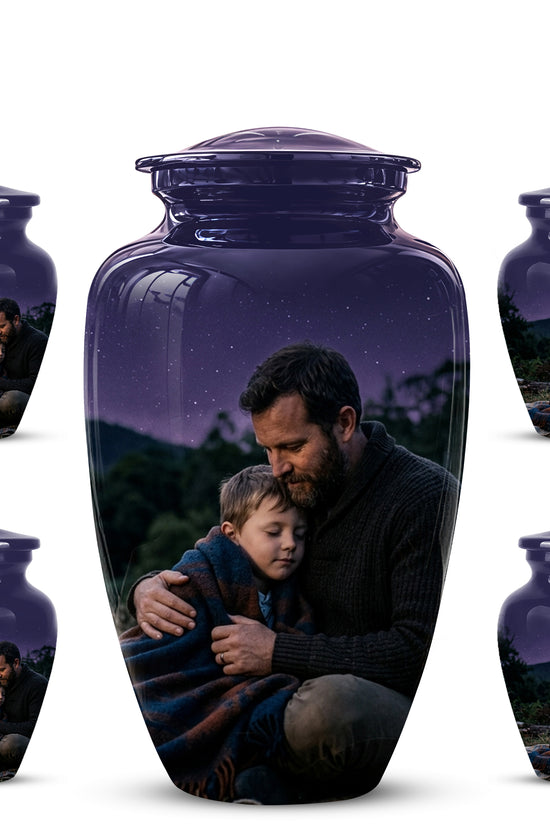 Father & Son Eternal's Love - Personalized Memorial Urns For Loved Ones Ashes