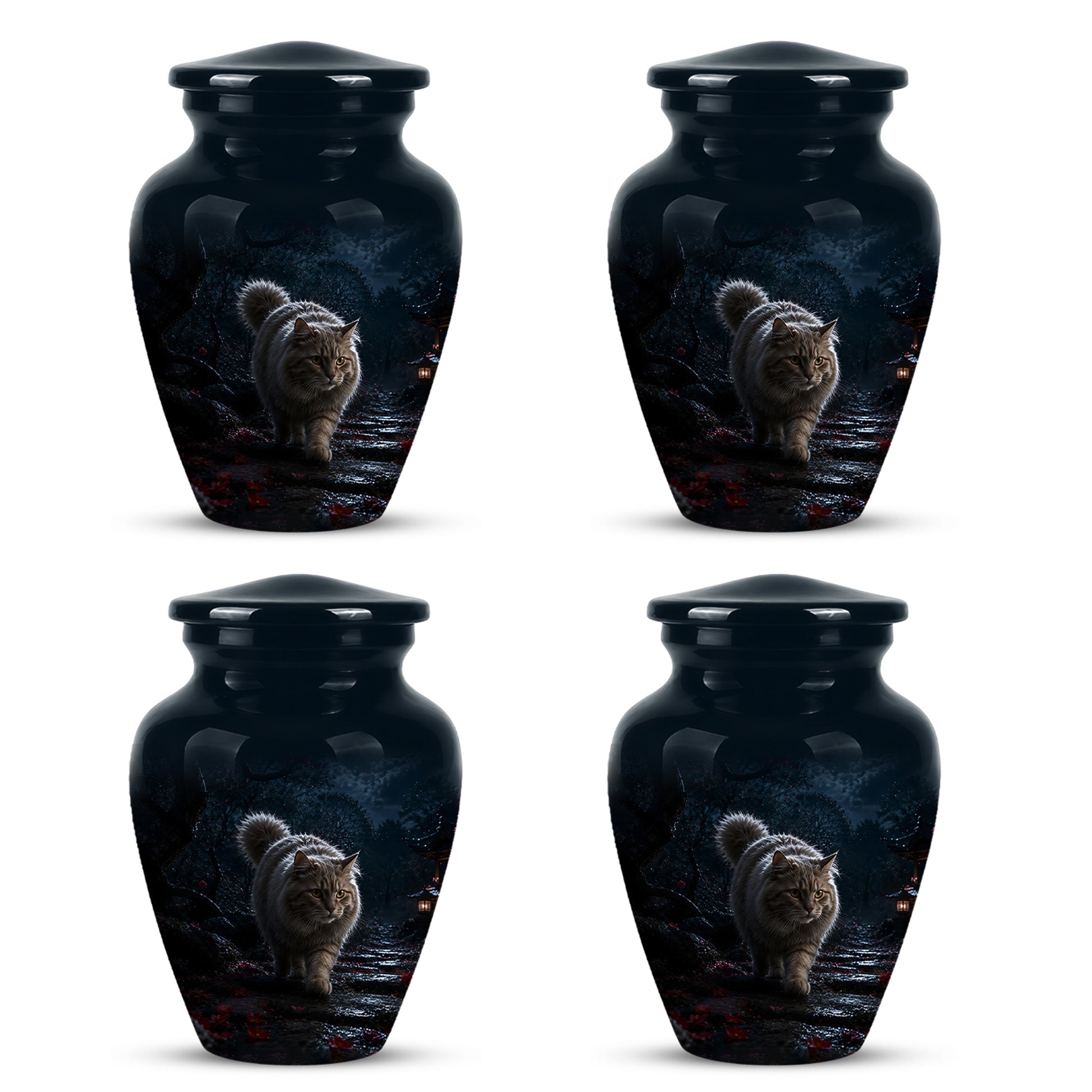 Custom Cat Cremation Urn - Handcrafted Pet Memorial Urns For Ashes