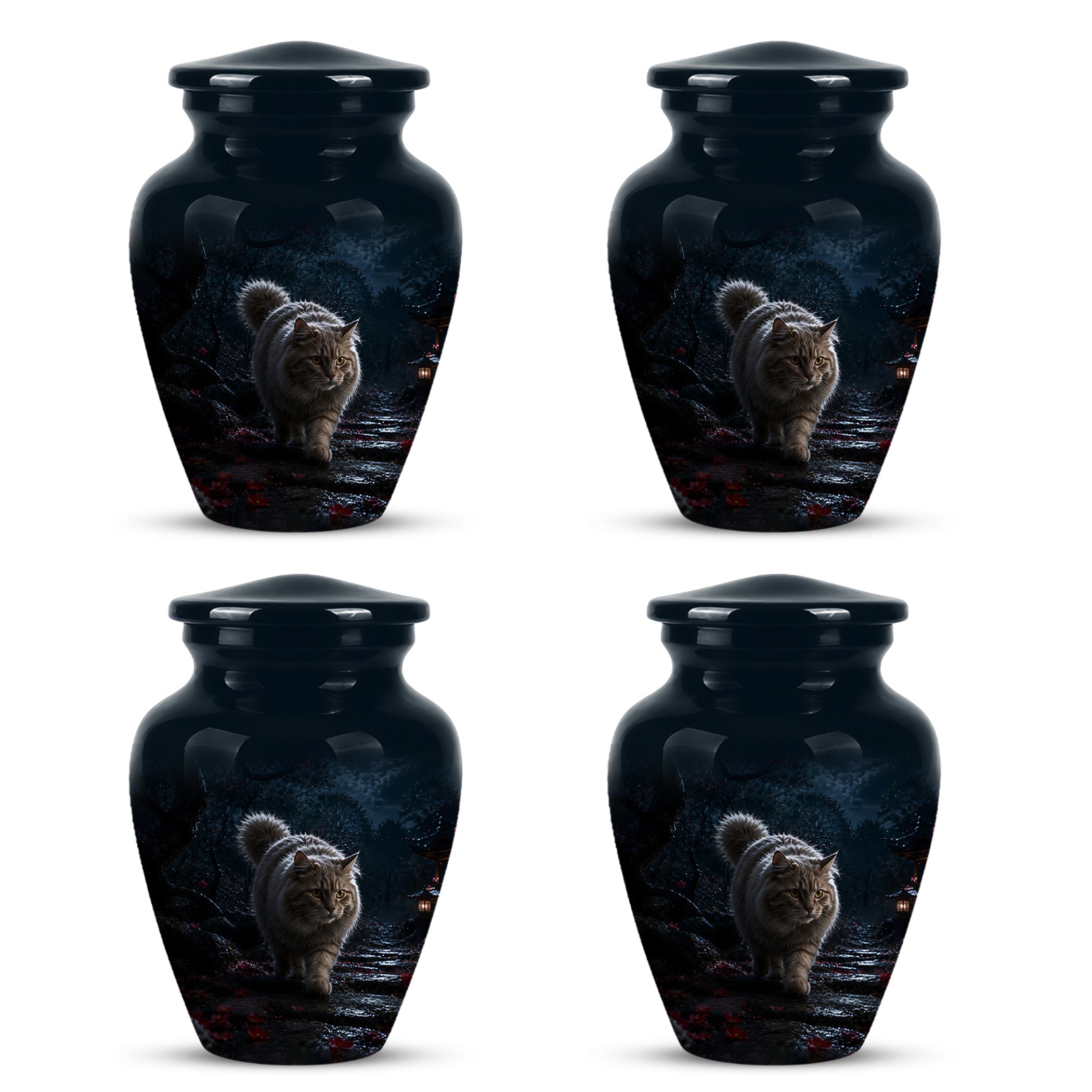 Custom Cat Cremation Urn - Handcrafted Pet Memorial Urns For Ashes