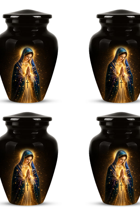 Religious Virgin Mary Cremation Urn - Personalized Urns For Mom Ashes