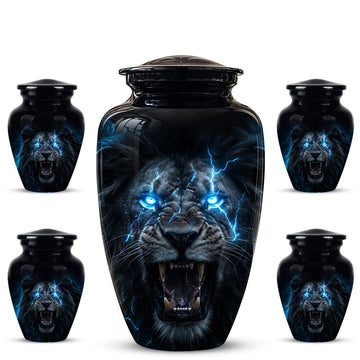 10 inch Large Urn with 4 Keepsake 3 inch
