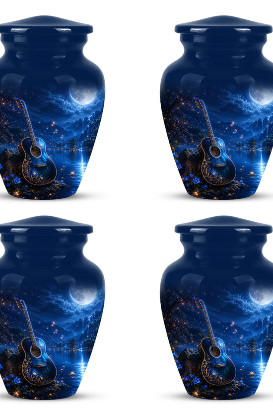 Acoustic Guitar Cremation Urn - Custom Guitar Urns For Human Ashes