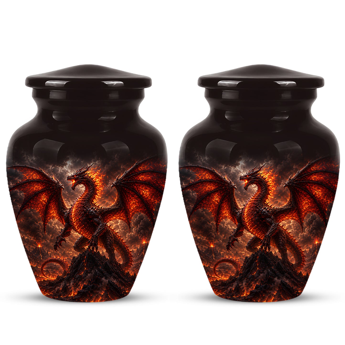 Dragon Fire Cremation Urn - Mythical Dragon Urn For Men & Women Ashes