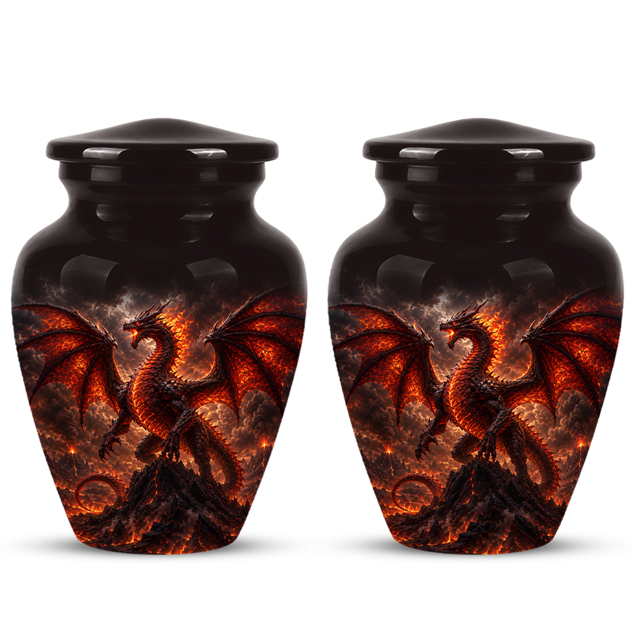 Dragon Fire Cremation Urn - Mythical Dragon Urn For Men & Women Ashes