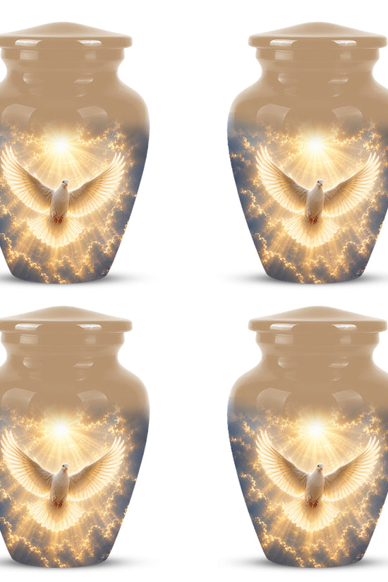 Flying Dove Cremation Urn - Custom Handcrafted Urn For Human Ashes